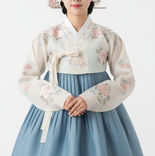 한복입고 사진찍은 이미지 프롬프트